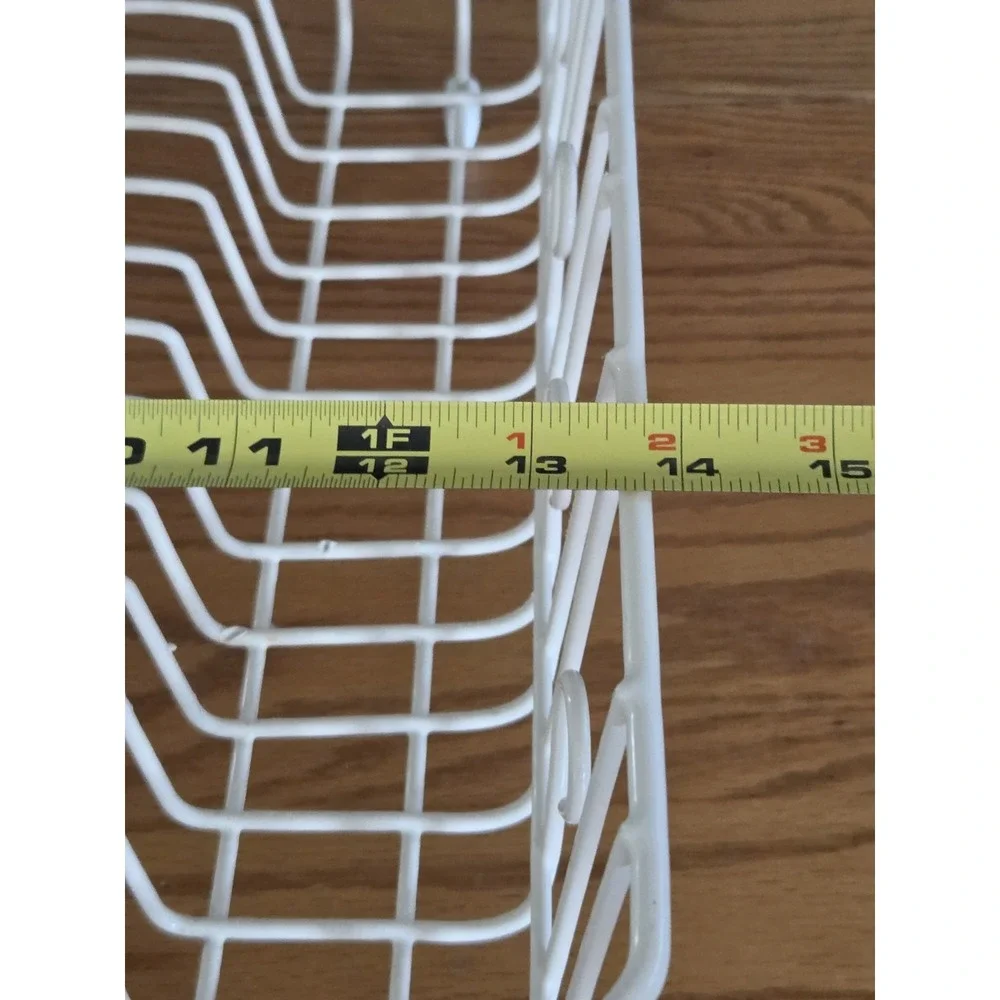 Rubbermaid Coated Wire Sink Dish Drainer Rack Rubber Bottom Vintage